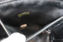 画像をギャラリービューアに読み込む, CHANEL/シャネル ココマーク2WAYバニティ キャビアスキン ブラック/ゴールド金具 バニティ 700110089