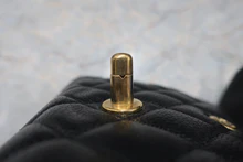 画像をギャラリービューアに読み込む, CHANEL/シャネル マトラッセWフラップWチェーンショルダーバッグ キャビアスキン ブラック/ゴールド金具 ショルダーバッグ 800030114