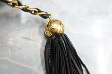 画像をギャラリービューアに読み込む, CHANEL/シャネル ココマークショルダーバッグ ラムスキン ブラック/ゴールド金具 ショルダーバッグ 800040087