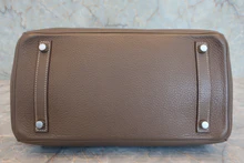 画像をギャラリービューアに読み込む, HERMES/エルメス バーキン30 トリヨンクレマンス エトゥープ □H刻印 ハンドバッグ 8000020023