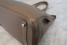 画像をギャラリービューアに読み込む, HERMES/エルメス バーキン30 トリヨンクレマンス エトゥープ □H刻印 ハンドバッグ 8000020023