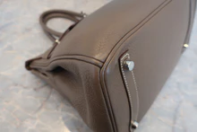 画像をギャラリービューアに読み込む, HERMES/エルメス バーキン30 トリヨンクレマンス エトゥープ □H刻印 ハンドバッグ 8000020023