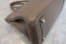 画像をギャラリービューアに読み込む, HERMES／エルメス バーキン30 トリヨンクレマンス エトゥープ □H刻印 ハンドバッグ 8000020023
