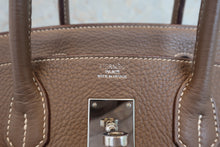 画像をギャラリービューアに読み込む, HERMES/エルメス バーキン30 トリヨンクレマンス エトゥープ □H刻印 ハンドバッグ 8000020023