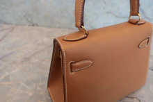画像をギャラリービューアに読み込む, HERMES/エルメス ミニケリー20 クシュベル ナチュラル 〇S刻印 ショルダーバッグ 800040074