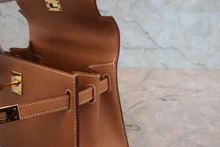 画像をギャラリービューアに読み込む, HERMES／エルメス ミニケリー20 クシュベル ナチュラル 〇S刻印 ショルダーバッグ 800040074
