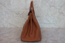 画像をギャラリービューアに読み込む, HERMES／エルメス オータクロア32 トゴ ゴールド □H刻印 ハンドバッグ 800030057
