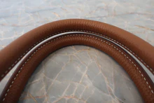 画像をギャラリービューアに読み込む, HERMES/エルメス オータクロア32 トゴ ゴールド □H刻印 ハンドバッグ 800030057