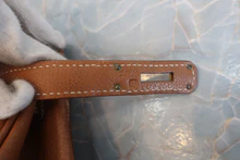 画像をギャラリービューアに読み込む, HERMES／エルメス オータクロア32 トゴ ゴールド □H刻印 ハンドバッグ 800030057

