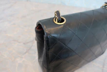 画像をギャラリービューアに読み込む, CHANEL/シャネル ミニマトラッセシングルフラップチェーンショルダーバッグ ラムスキン ブラック/ゴールド金具 ショルダーバッグ 800040099
