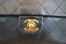 画像をギャラリービューアに読み込む, CHANEL/シャネル ミニマトラッセシングルフラップチェーンショルダーバッグ ラムスキン ブラック/ゴールド金具 ショルダーバッグ 800040099