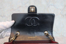 画像をギャラリービューアに読み込む, CHANEL/シャネル ミニマトラッセシングルフラップチェーンショルダーバッグ ラムスキン ブラック/ゴールド金具 ショルダーバッグ 800040099
