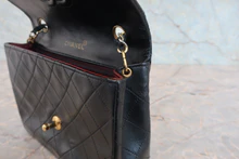 画像をギャラリービューアに読み込む, CHANEL/シャネル ミニマトラッセシングルフラップチェーンショルダーバッグ ラムスキン ブラック/ゴールド金具 ショルダーバッグ 800040099