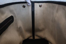 画像をギャラリービューアに読み込む, HERMES/エルメス ガーデンパーティPM ネゴンダ ブラック □L刻印 トートバッグ 800030085