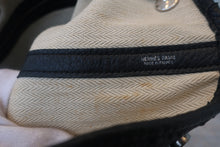 画像をギャラリービューアに読み込む, HERMES/エルメス ガーデンパーティPM ネゴンダ ブラック □L刻印 トートバッグ 800030085