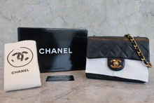 画像をギャラリービューアに読み込む, CHANEL/シャネル ミニマトラッセシングルフラップチェーンショルダーバッグ ラムスキン ブラック/ゴールド金具 ショルダーバッグ 800040109