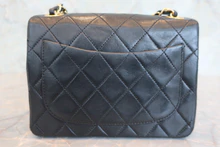 画像をギャラリービューアに読み込む, CHANEL/シャネル ミニマトラッセシングルフラップチェーンショルダーバッグ ラムスキン ブラック/ゴールド金具 ショルダーバッグ 800040109