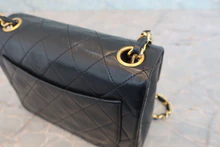 画像をギャラリービューアに読み込む, CHANEL/シャネル ミニマトラッセシングルフラップチェーンショルダーバッグ ラムスキン ブラック/ゴールド金具 ショルダーバッグ 800040109