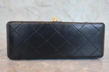 画像をギャラリービューアに読み込む, CHANEL/シャネル ミニマトラッセシングルフラップチェーンショルダーバッグ ラムスキン ブラック/ゴールド金具 ショルダーバッグ 800040109