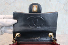 画像をギャラリービューアに読み込む, CHANEL/シャネル ミニマトラッセシングルフラップチェーンショルダーバッグ ラムスキン ブラック/ゴールド金具 ショルダーバッグ 800040109
