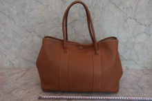 画像をギャラリービューアに読み込む, HERMES/エルメス ガーデンパーティPM ネゴンダ ゴールド □M刻印 トートバッグ 800020154