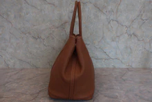 画像をギャラリービューアに読み込む, HERMES/エルメス ガーデンパーティPM ネゴンダ ゴールド □M刻印 トートバッグ 800020154