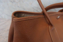 画像をギャラリービューアに読み込む, HERMES／エルメス ガーデンパーティPM ネゴンダ ゴールド □M刻印 トートバッグ 800020154
