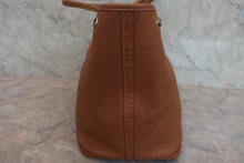 画像をギャラリービューアに読み込む, HERMES/エルメス ガーデンパーティPM ネゴンダ ゴールド □M刻印 トートバッグ 800020154