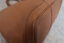 画像をギャラリービューアに読み込む, HERMES/エルメス ガーデンパーティPM ネゴンダ ゴールド □M刻印 トートバッグ 800020154