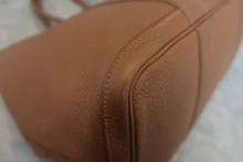 画像をギャラリービューアに読み込む, HERMES／エルメス ガーデンパーティPM ネゴンダ ゴールド □M刻印 トートバッグ 800020154

