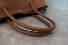 画像をギャラリービューアに読み込む, HERMES/エルメス ガーデンパーティPM ネゴンダ ゴールド □M刻印 トートバッグ 800020154