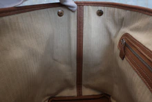 画像をギャラリービューアに読み込む, HERMES/エルメス ガーデンパーティPM ネゴンダ ゴールド □M刻印 トートバッグ 800020154