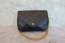 画像をギャラリービューアに読み込む, CHANEL/シャネル マトラッセチェーンショルダーバッグ ラムスキン ブラック/ゴールド金具 ショルダーバッグ 800040134