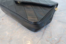 画像をギャラリービューアに読み込む, CHANEL/シャネル マトラッセチェーンショルダーバッグ ラムスキン ブラック/ゴールド金具 ショルダーバッグ 800040134