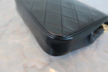 画像をギャラリービューアに読み込む, CHANEL/シャネル マトラッセチェーンショルダーバッグ ラムスキン ブラック/ゴールド金具 ショルダーバッグ 800040134
