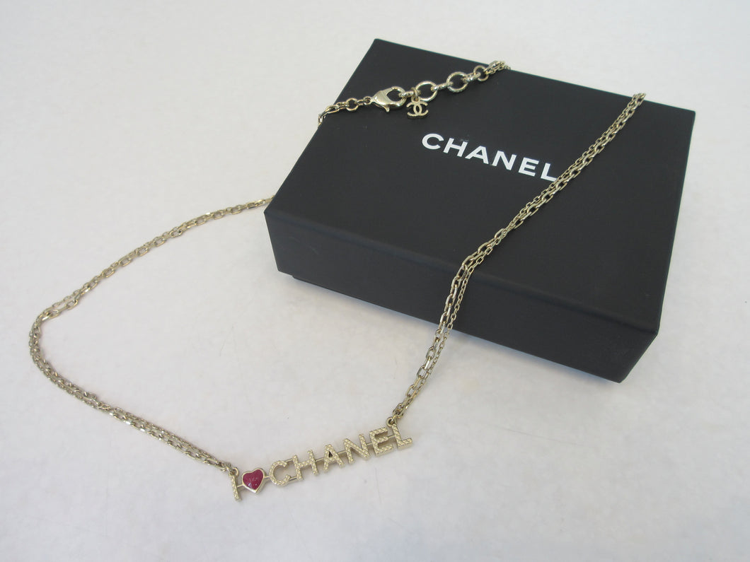 ＣＨＡＮＥＬ/シャネル ロゴネックレス  金メッキ  ゴールド  ネックレス  20080077