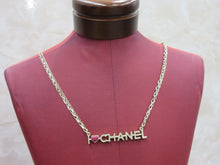 画像をギャラリービューアに読み込む, ＣＨＡＮＥＬ/シャネル ロゴネックレス  金メッキ  ゴールド  ネックレス  20080077
